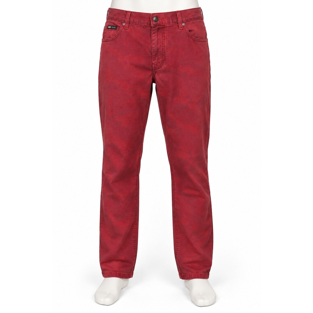 Nike SB Mens Slim Fit Red Maroon Camo Skate Pants Size 34 Denim Camouflage